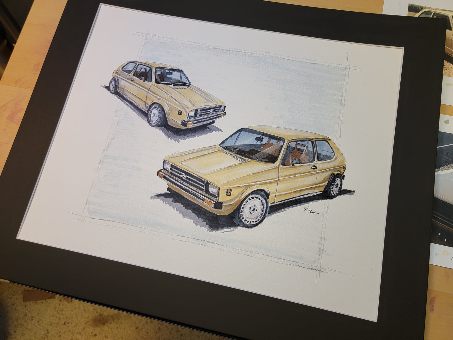 Custom Car Drawing – Multiple Views