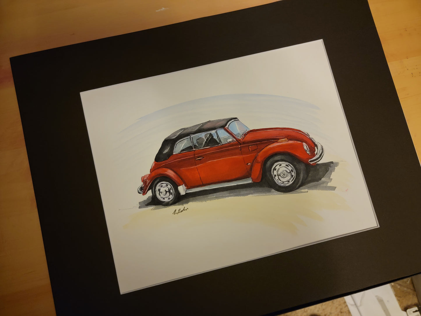 Custom Car Drawing – Single View