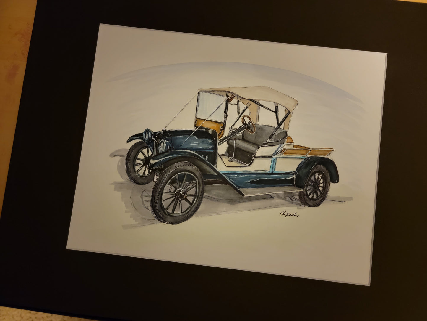 Custom Car Drawing – Single View