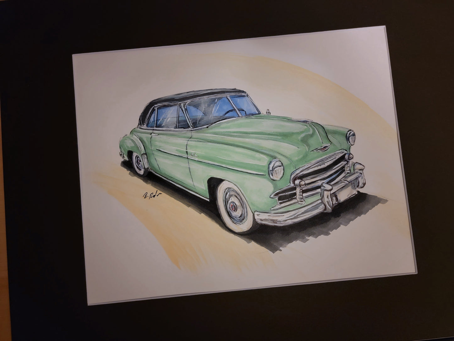 Custom Car Drawing – Single View