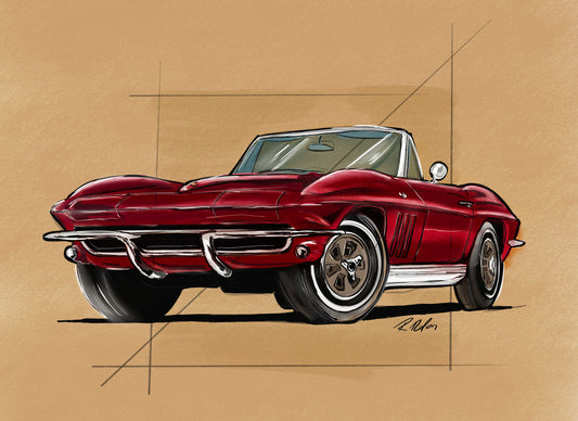 Digital Car Drawing